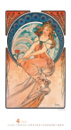 Nástenný kalendár Alfons Mucha 2025