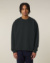 The oversized crew neck sweatshirt - Stanley Stella, farba - čierna, veľkosť - XXS