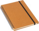 Recycled leather notebook A5 Egon