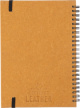 Recycled leather notebook A5 Egon